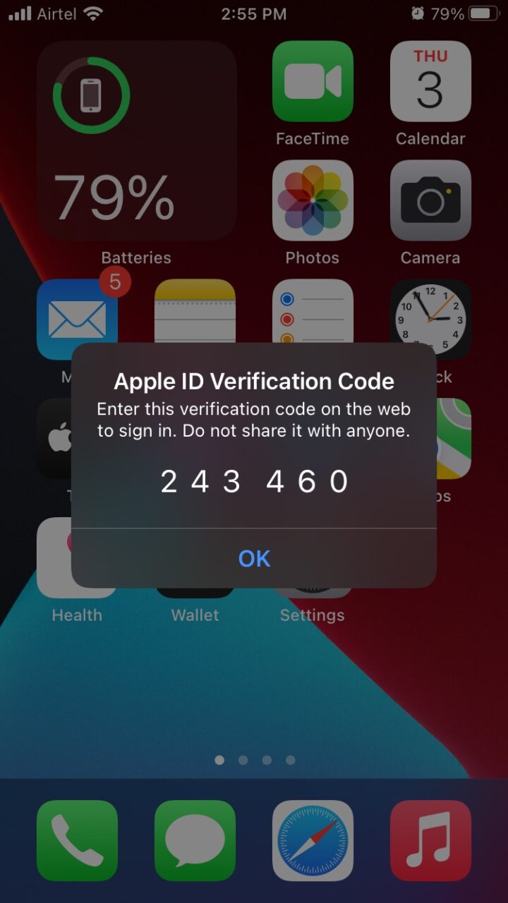 5 - Merken Sie sich den Code