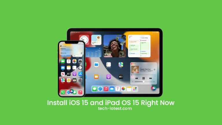 Installieren Sie iOS 15 iPadOS 15