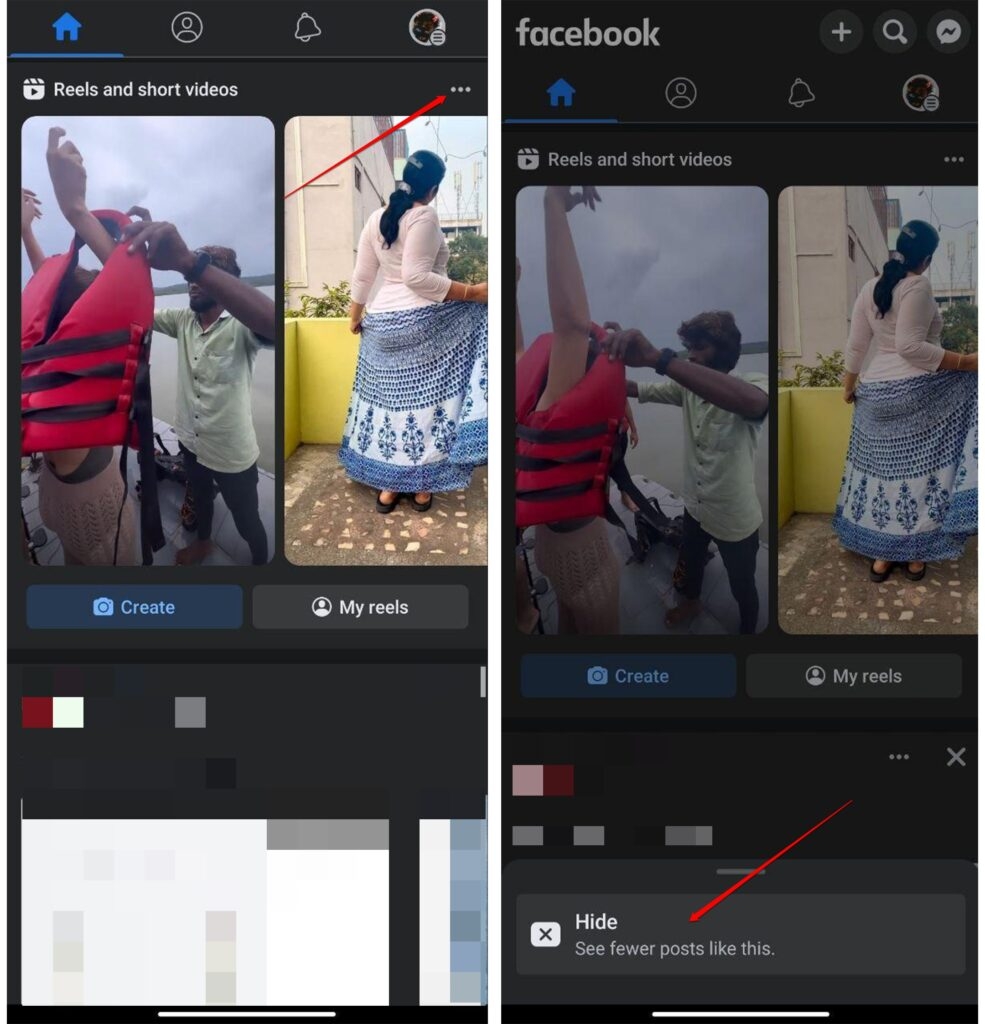 Ocultar Seção de Reels no Aplicativo do Facebook - Ocultar Reels no Facebook