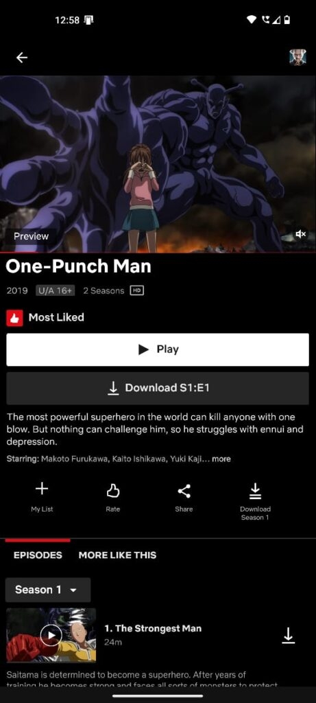 Netflix - Mejores Aplicaciones de Streaming de Anime para Android e iOS