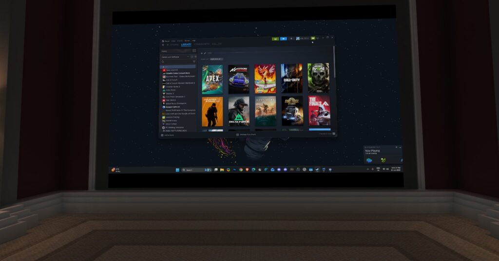 Virtual Desktop Home Theater