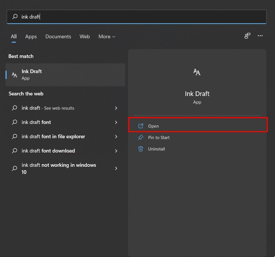 применить пользовательский стиль шрифта в windows 11