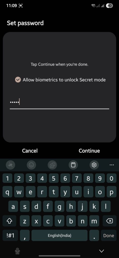 Samsung Internet Modalità Segreta