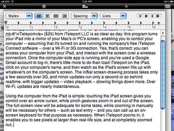 iPhone + iPad Gems : Financial Times, iTeleport, Mars Globe/HD, Osfoora HD + Reeder pour iPad