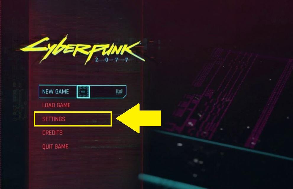 Cyberpunk Einstellungen