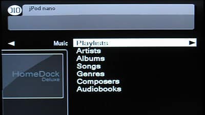 Обзор: DLO HomeDock Deluxe Док для домашнего развлечения для iPod с навигацией на экране