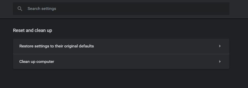 Chrome-Einstellungen wiederherstellen
