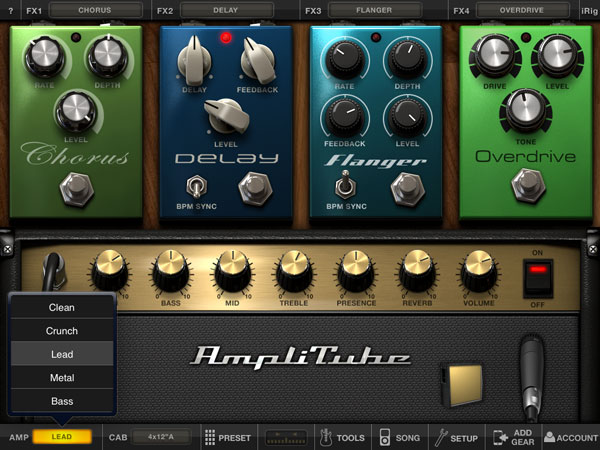 리뷰: IK Multimedia Amplitube iRig for iPhone, iPod touch 및 iPad