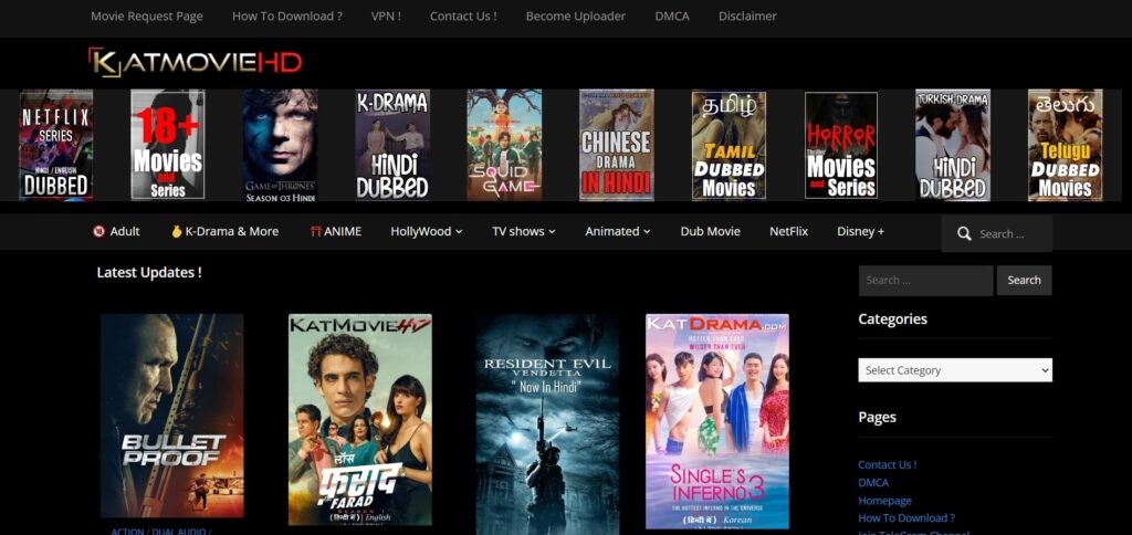 KatmovieHD - Mejor Sitio de Películas Sin Bloqueo