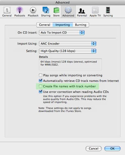 Übertragung von iTunes vom PC auf den Mac