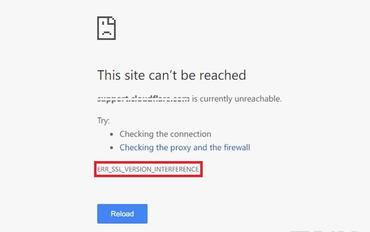 ERR_SSL_VERSION_INTERFERENCE