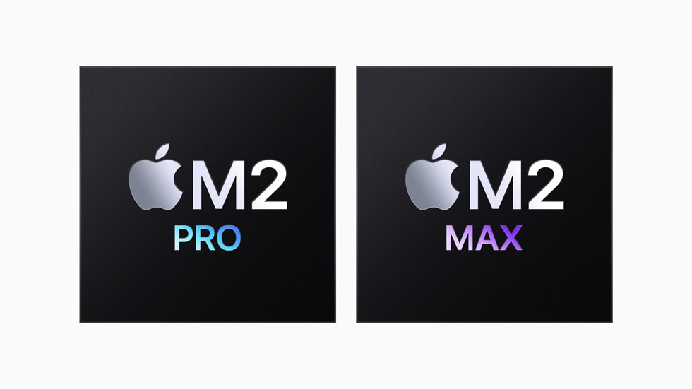 Chips Apple M2 Pro M2 Max