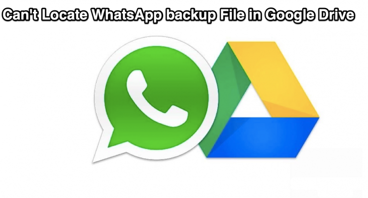 Arquivo de Backup do WhatsApp não localizado no Google Drive