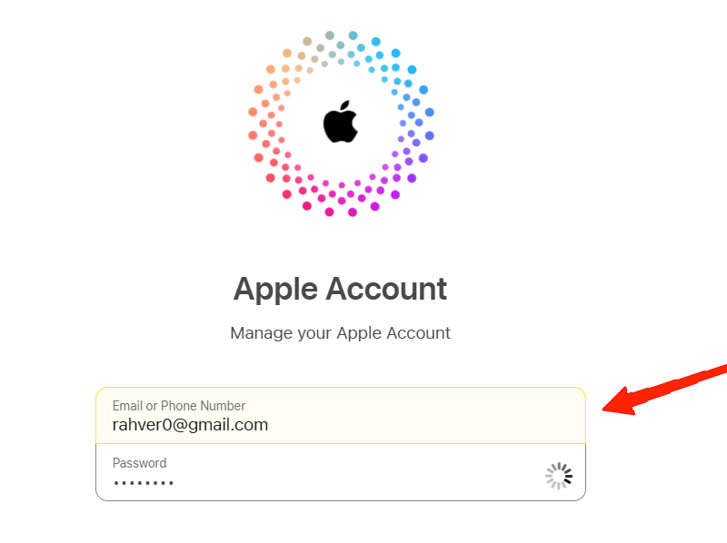 Faça login na sua conta.
