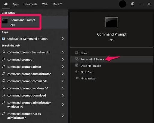 Formater une carte SD à l'aide de l'invite de commandes