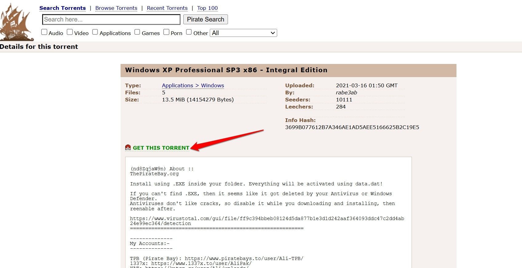 descarga gratuita de Windows XP profesional
