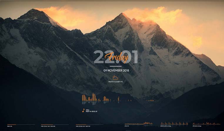 skin rainmeter robik