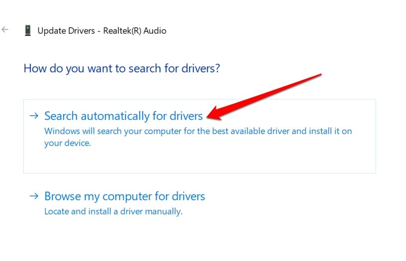 nach Audiotreibern für Windows 11 suchen