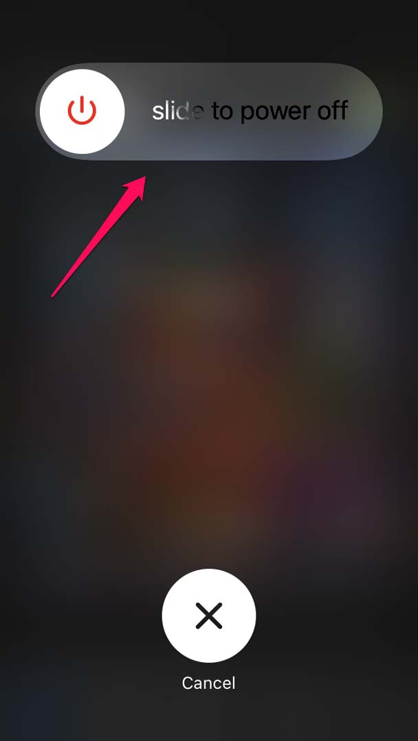 spegnere iPhone
