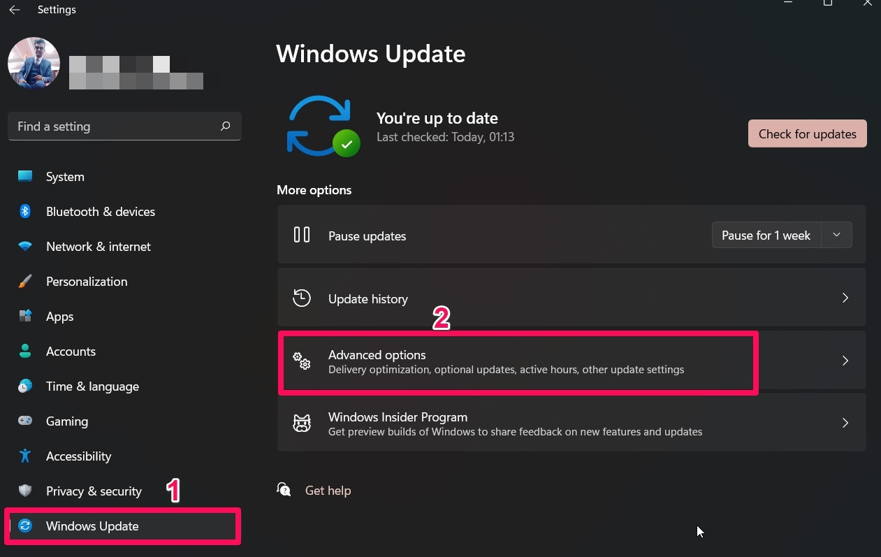 Réinitialiser votre PC