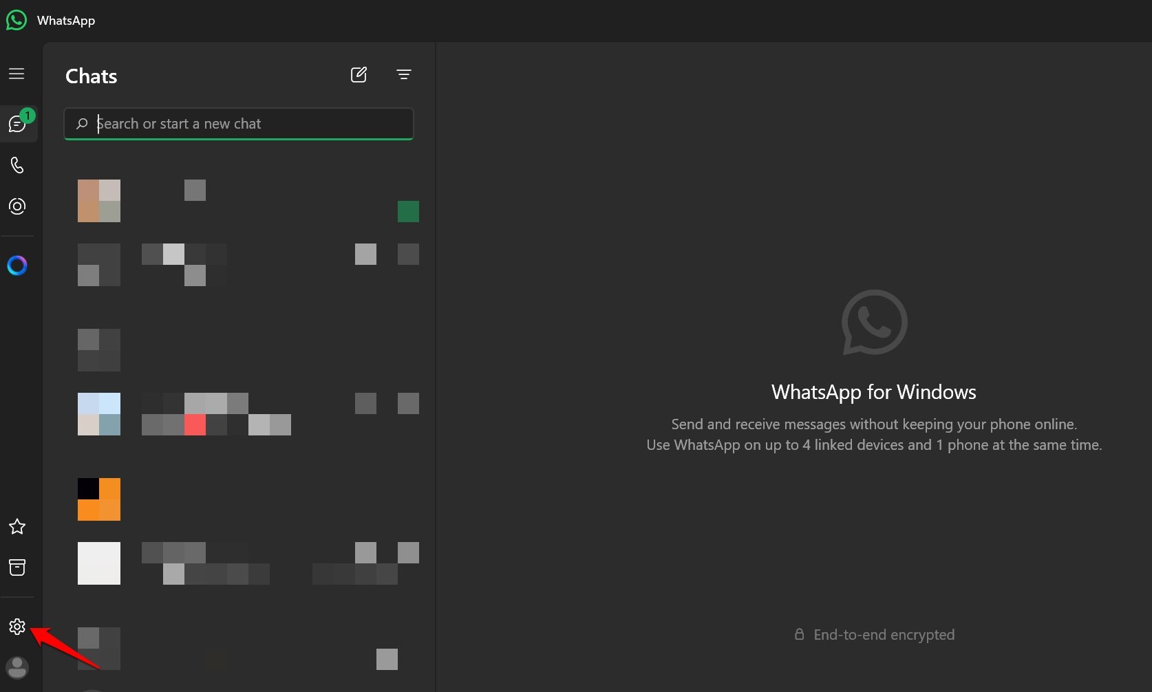 configuración de whatsapp para escritorio
