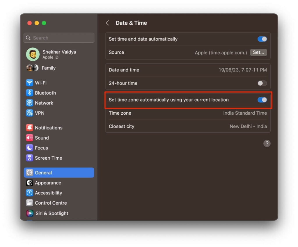 Synchronisation automatique de la date et de l'heure Mac - Erreur Safari ne peut pas établir de connexion sécurisée