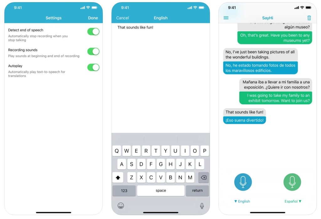 SayHi Translate - iOS向けのベストオフライン翻訳アプリ