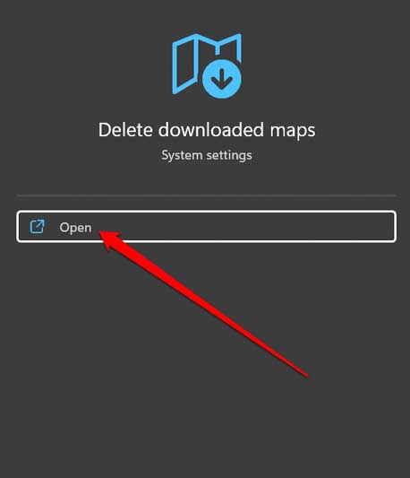 eliminar mapas descargados