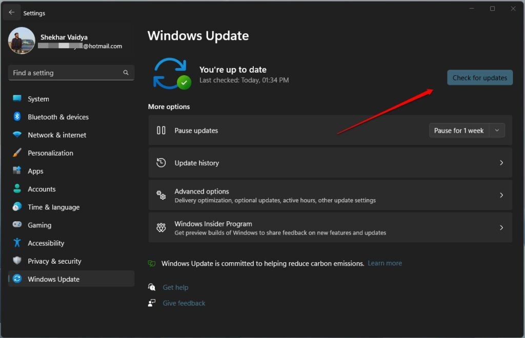 Windowsの更新 - OneDriveが同期しない