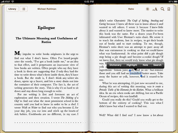 Recensione: Apple iBooks 1.1