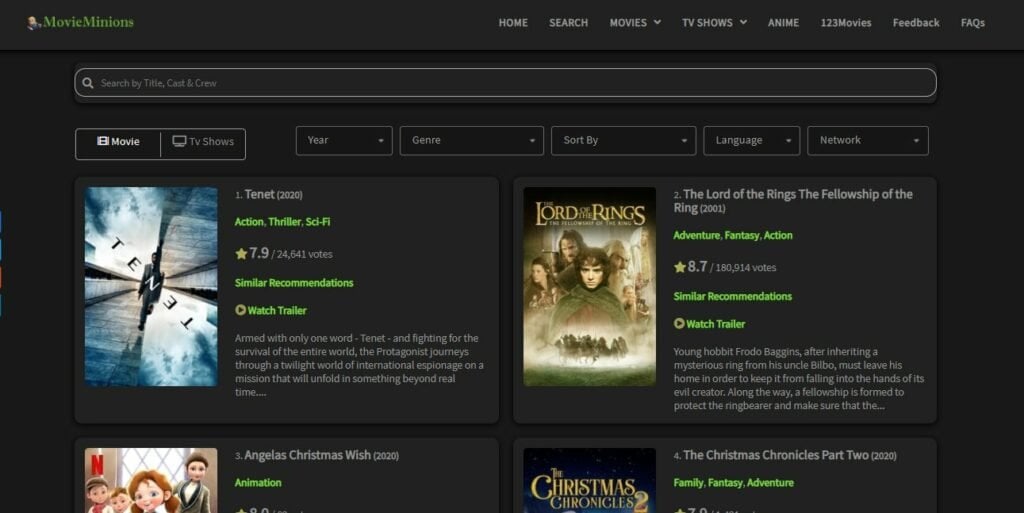 Sites pour télécharger des films