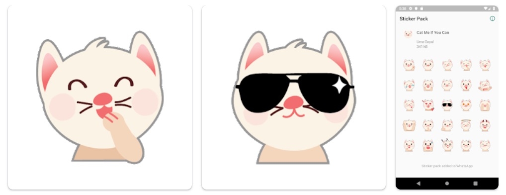 Cat Me If You Can - Stickers f - Stickers Divertidos Para WhatsApp