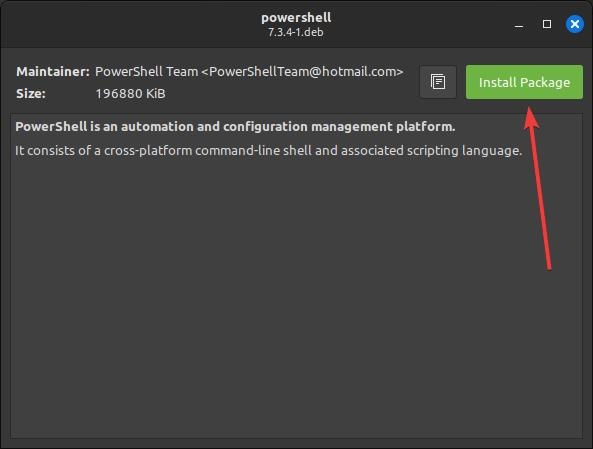 Instalación de PowerShell en Linux
