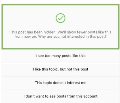 Disattivare i post suggeriti su Instagram