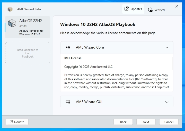 Atlas OS-AWE Wizard Core und AWE Wizard GUI-Lizenzen