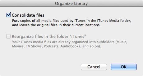 iTunesライブラリの移行