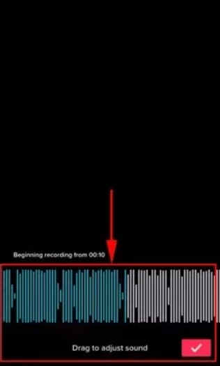 Recortar sonido en TikTok