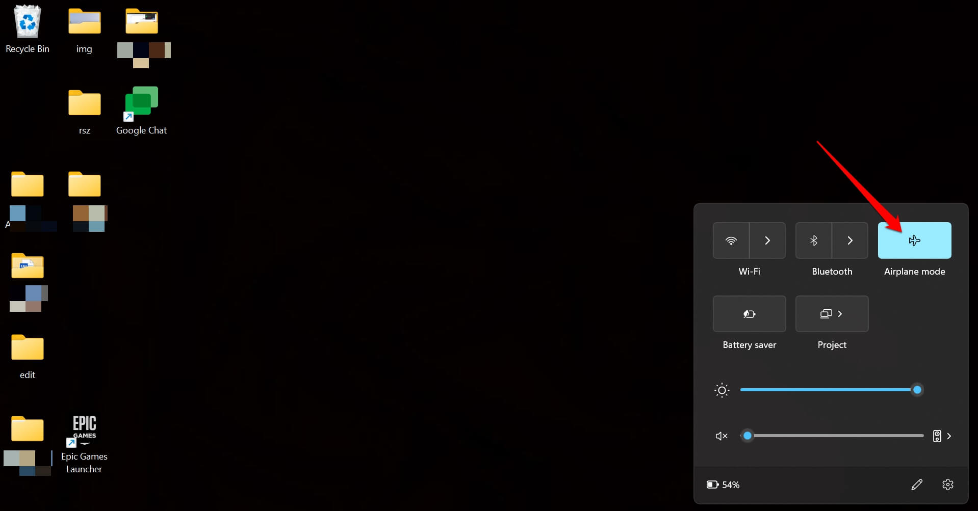 habilitar modo avión en PC Windows 11