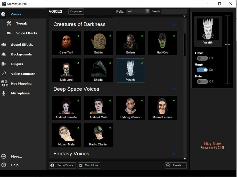 morph vox