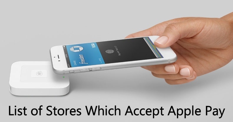 Negozi che accettano Apple Pay su un iPhone