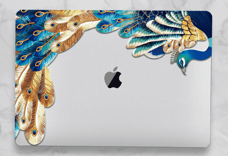 Custodia Crystal Feather Hard Colored MacBook Air 2019