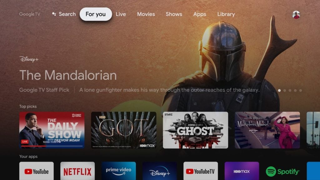 Install Google TV Launcher