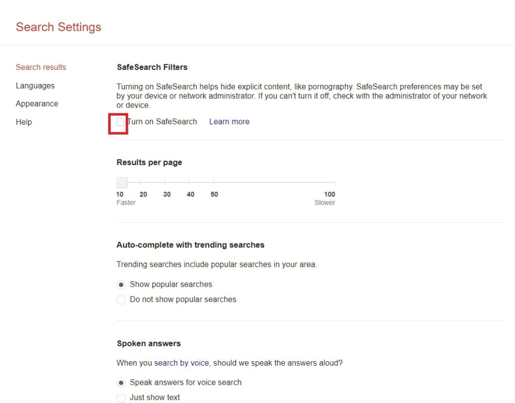 ¿Cómo desactivar el Modo Restringido en el Administrador de Red de YouTube?