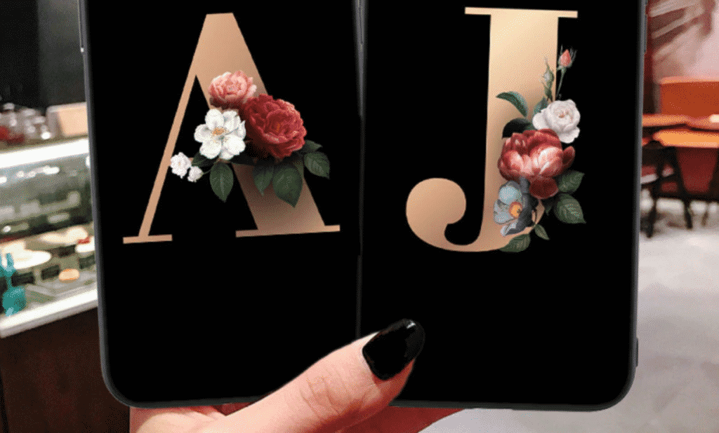 Custodia Custom Letter per iPhone SE 2020