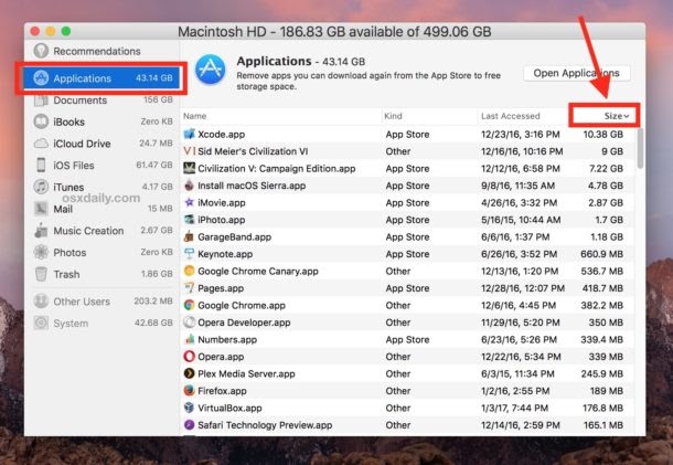 Wie man den anderen Speicher auf dem Mac löscht