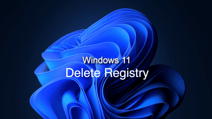 Windows 11에서 레지스트리 삭제하는 방법