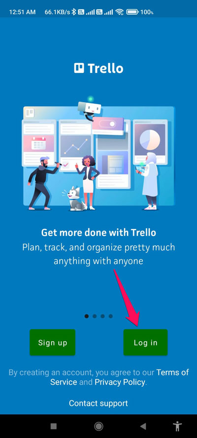 Rilogin a Trello