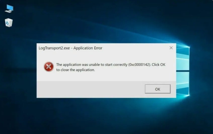 Errore dell'applicazione LogTransport2.exe