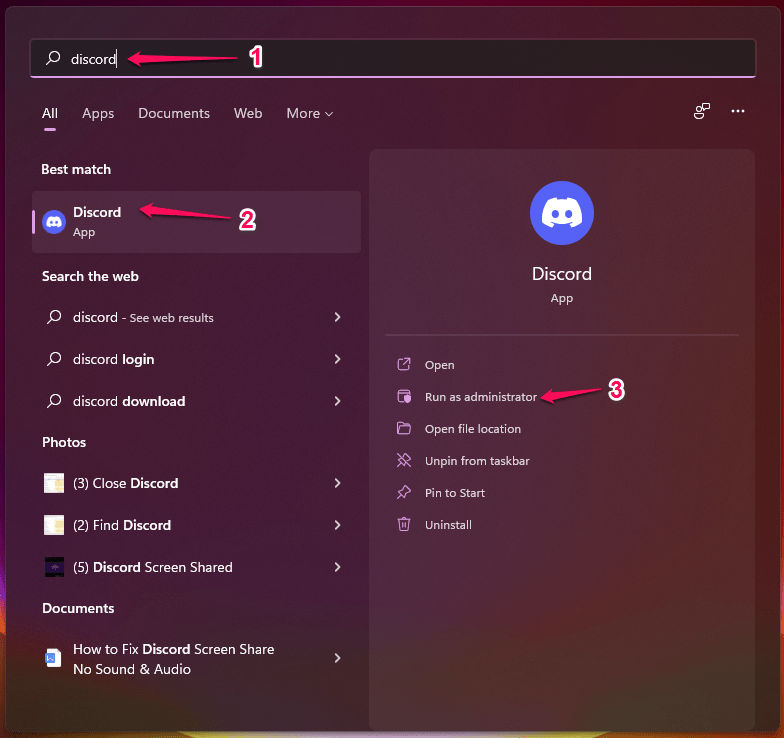 (4) Abrir Discord como administrador