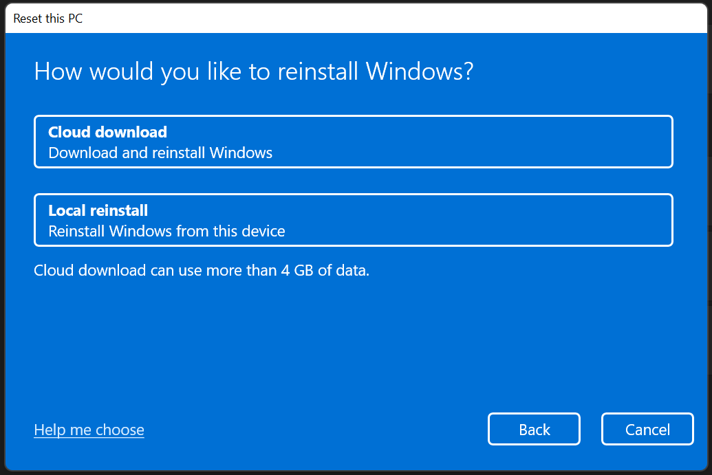 Windows 재설정 (5)